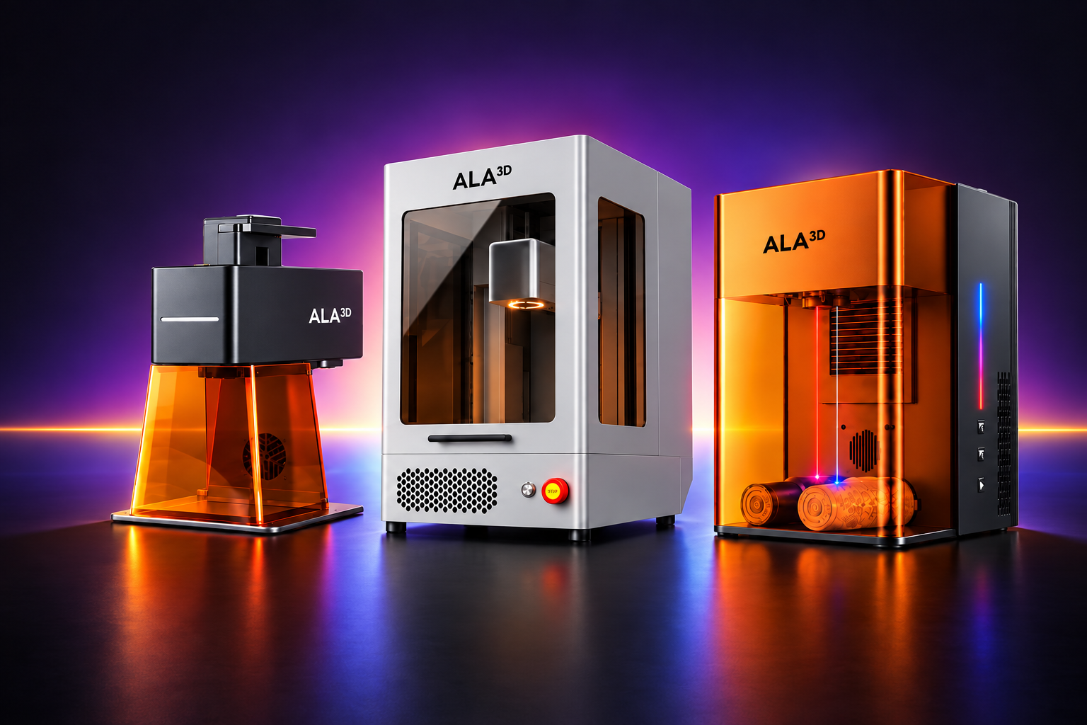 ALA3D LaserGO Portable, LaserGO Ultra ve LaserGO makineleri